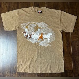 Vintage single stitch horse tee